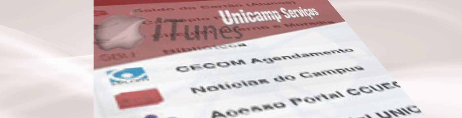 Aplicativo "UNICAMP Serviços" inclui a consulta aos agendamentos realizados no CECOM