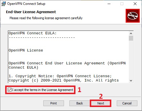 Imagem de tela de login VPN para Executar